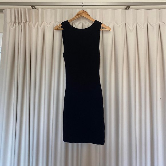 Bec & Bridge Sorbet Summer Mini Knit Dress - Black - Picture 4 of 5